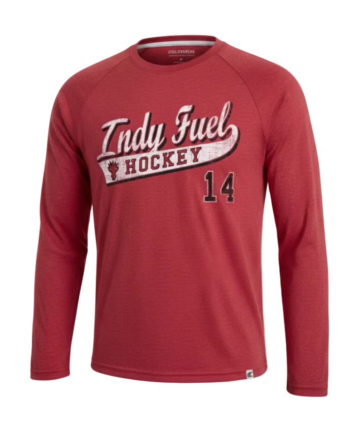 Fuel Yueh Red Long Sleeve Tee