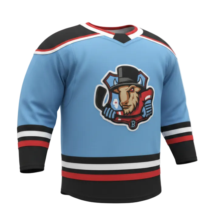 Bison 2026-27 Sky Blue Jersey