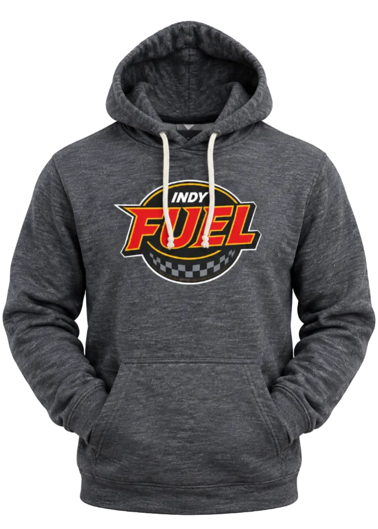 Fuel Logo Triblend Black Hoodie