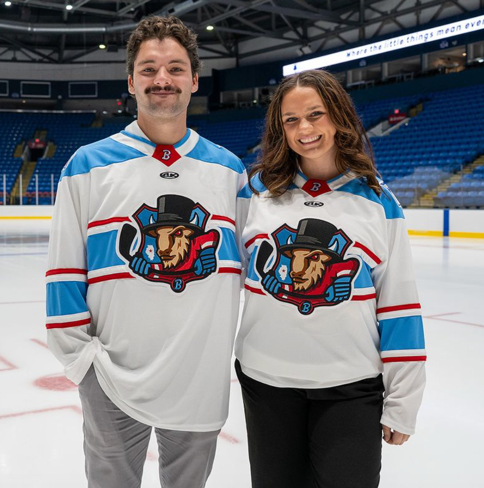 Bison 2025-26 White Replica Jersey