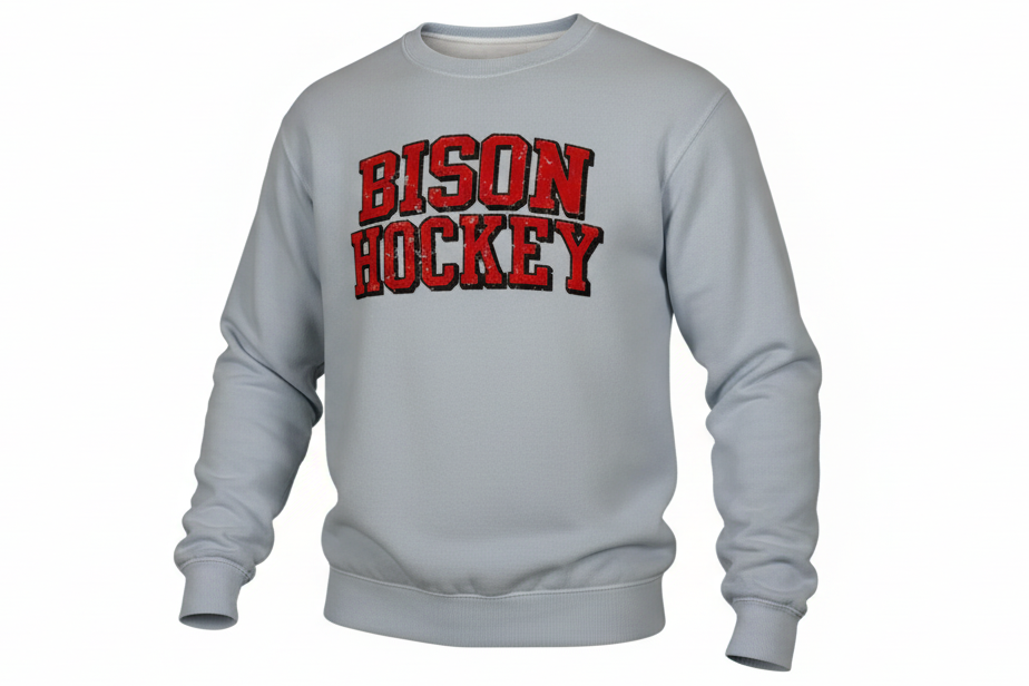 Bison Powder Blue Blockbuster Dyed Ringspun Crew