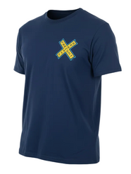 Freight Navy Rail Crossing Tee