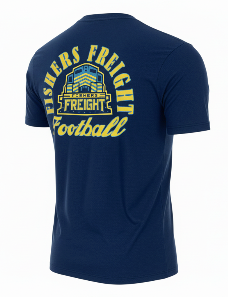 Freight Navy Rail Crossing Tee