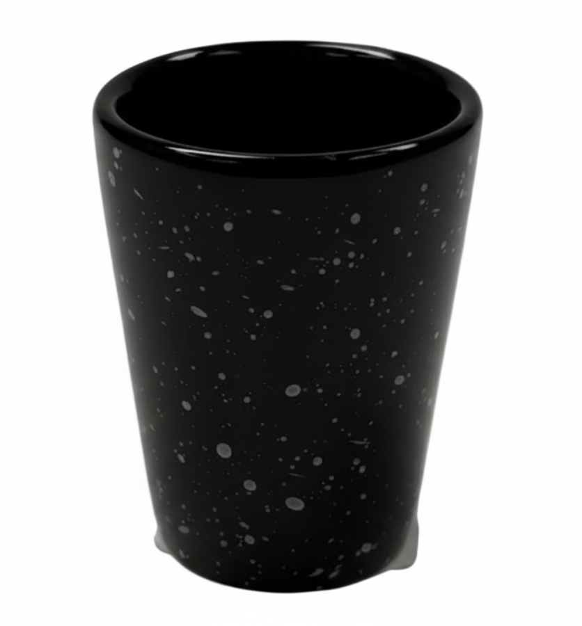 Fuel Black Ceramic Shot Glass