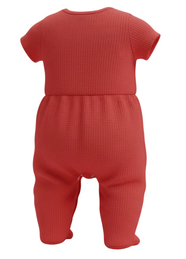 Bison Infant Waffle Romper