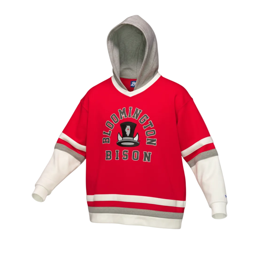 Bison Hats & Horns Jersey Hoodie