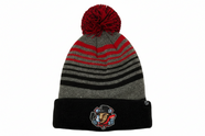 Bison Two Tone Striped Beanie