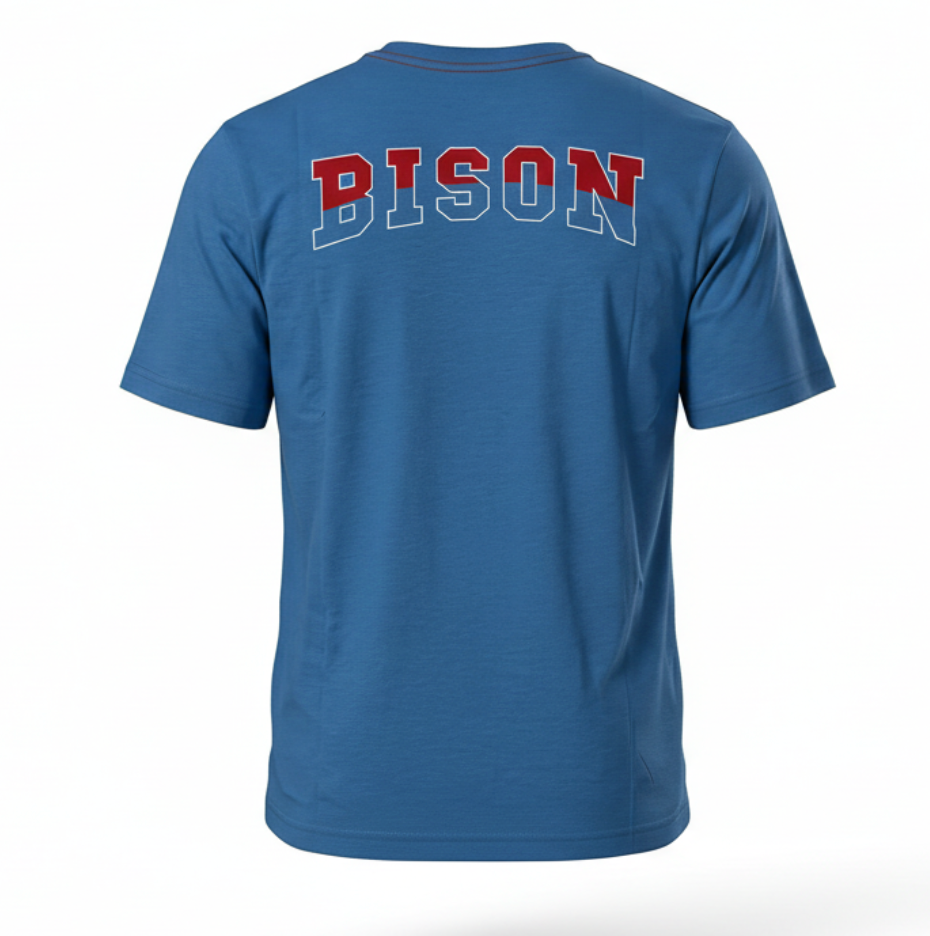 Bison Dance Marathon Blue Tee