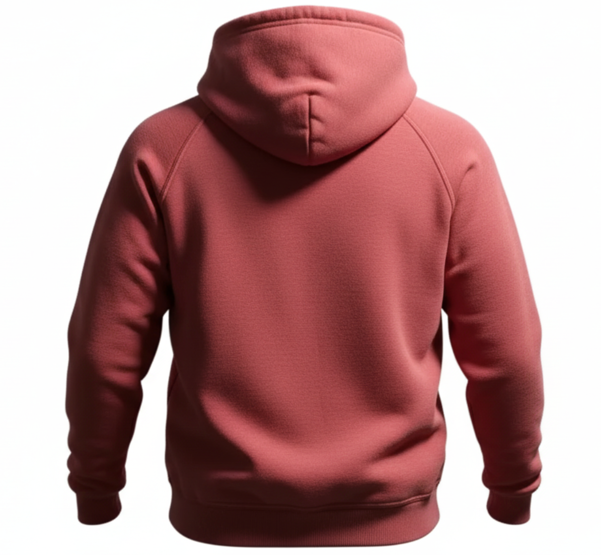 Bison Women's Red Burnout Hoodie