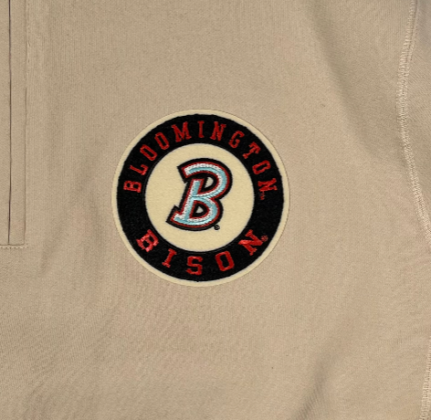 Bison Cappuccino Fleece 1/4 zip