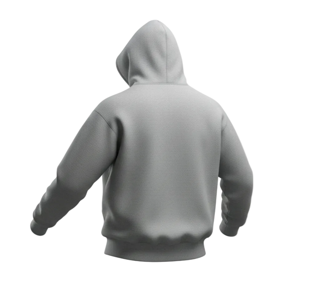 Bison Oxford Laced Hoodie