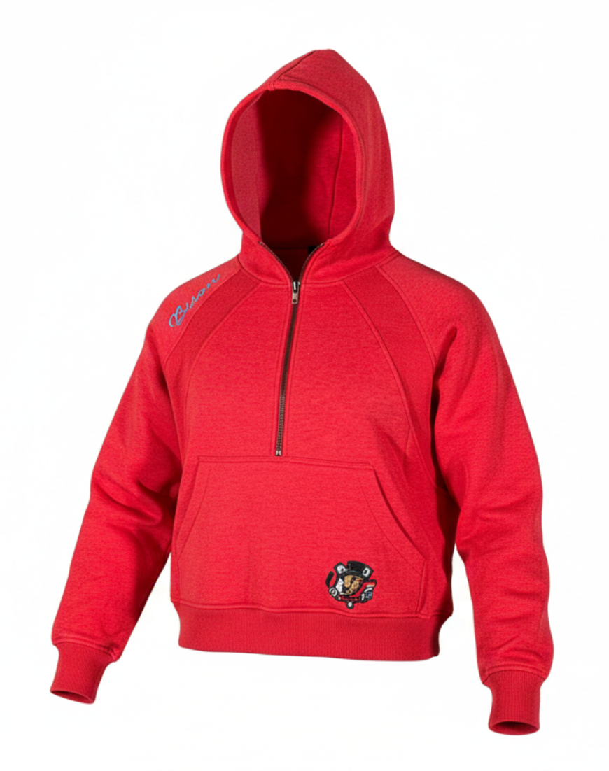 Bison Women's Precipice 1/2 Zip Hoodie