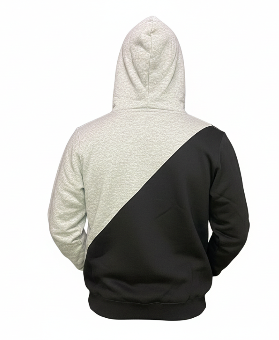 Bison Women's Diagonal Contrast Hoodie