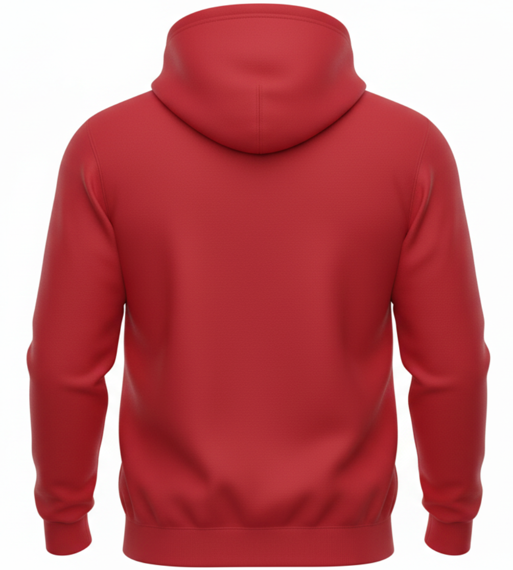 Bison Striped Poly Fleece Hoodie