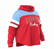 Bison Youth Girls Reflection Hooded Tee