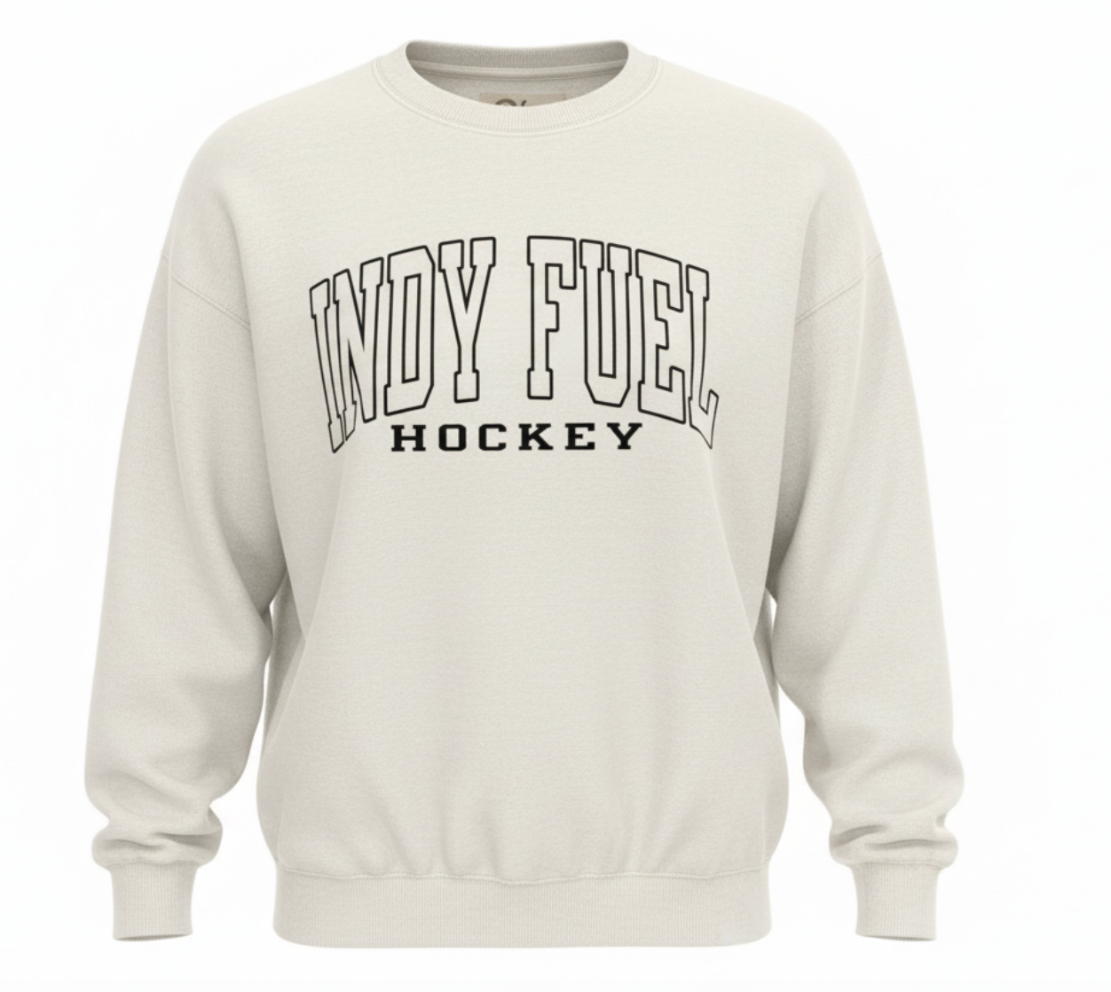 Fuel Women's Ivory Reverse Terry Crew