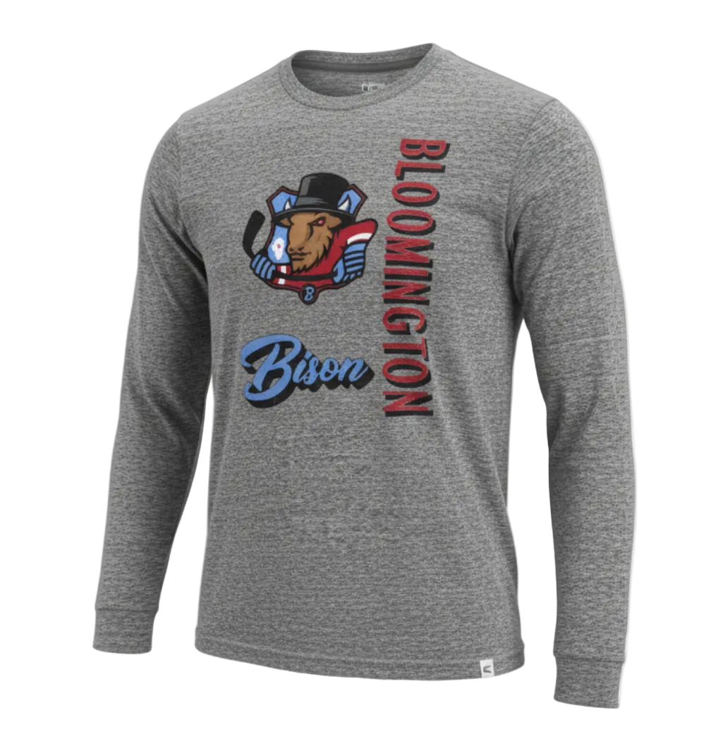 Bison Blue Steel Longsleeve Tee