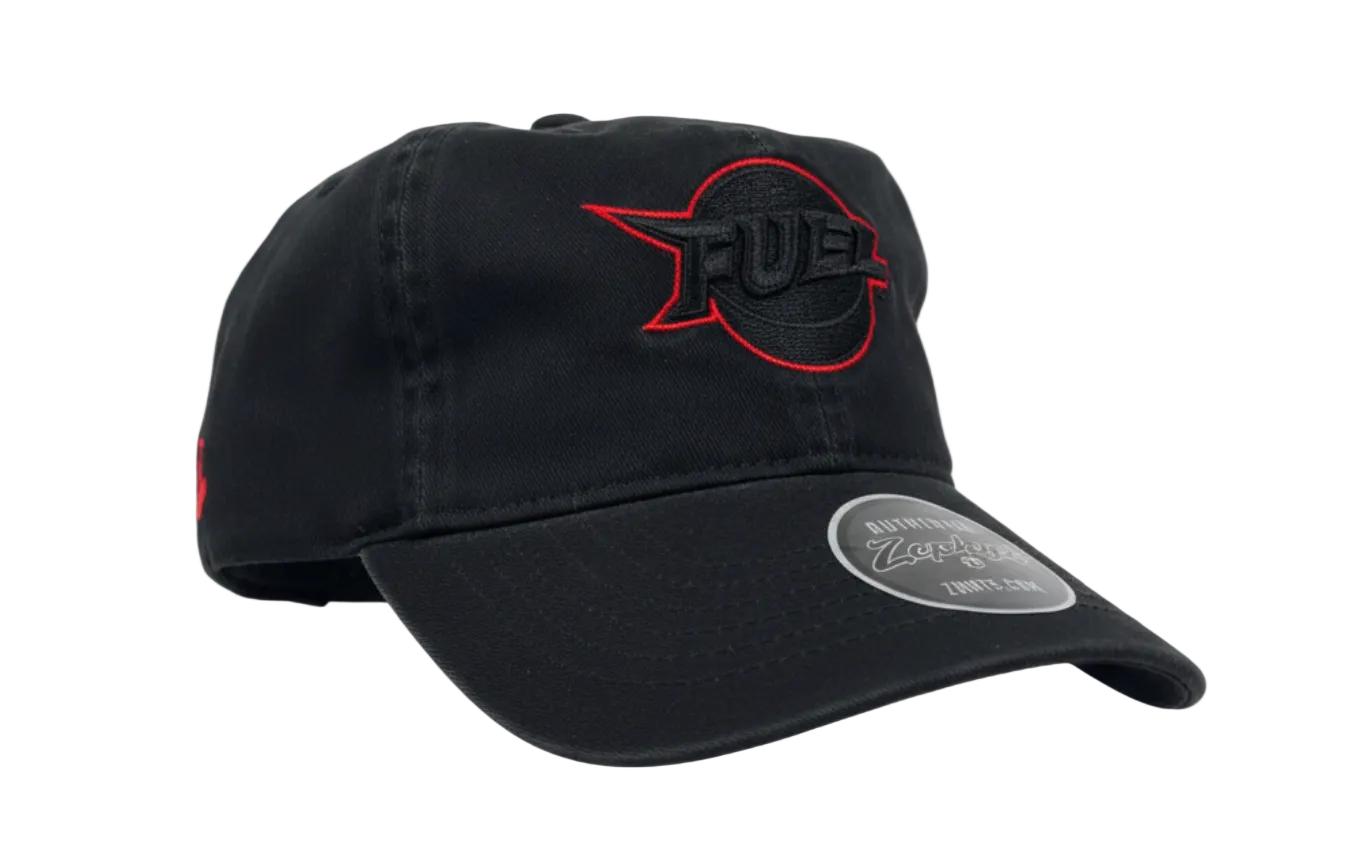 Indy Fuel black vintage logo cotton hat