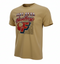 Beige t-shirt with 'Indy Fuel Hockey' and F logo on chest.