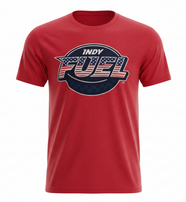 Red Fuel too with primary logo in American Flag colors on chest.