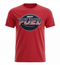 Red Fuel too with primary logo in American Flag colors on chest.