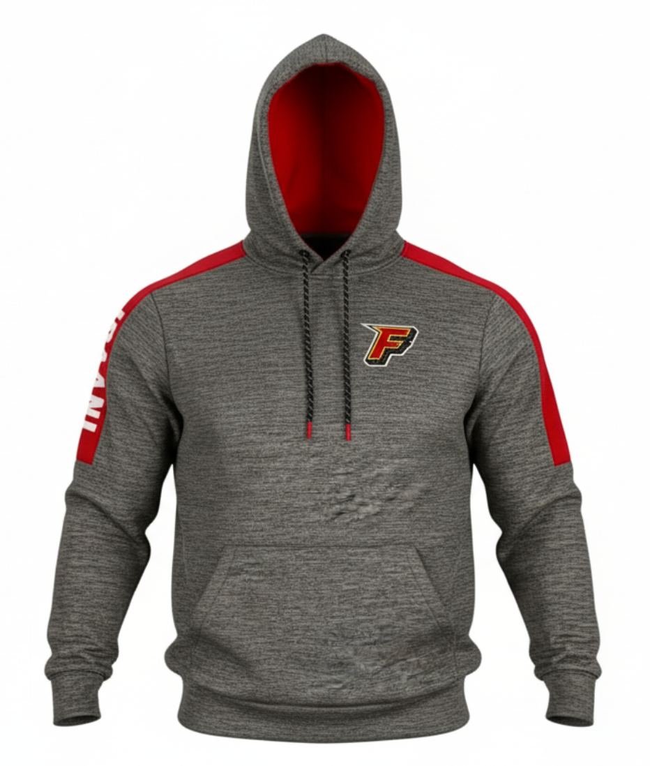 Fuel Dozer Grey Hoodie