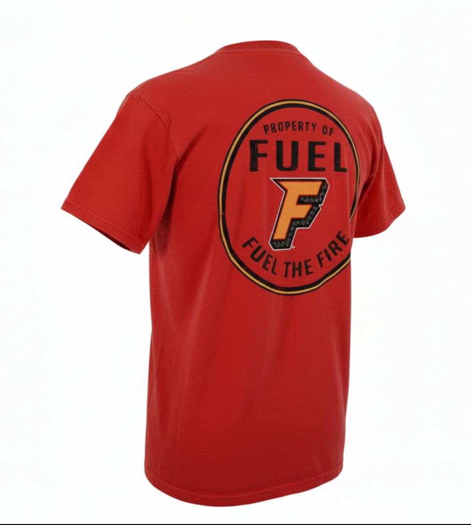 Fuel Red Overdyed Tee