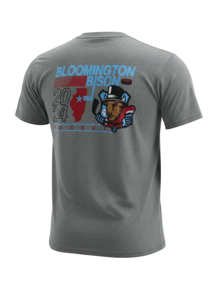 Bison Grey Illinois Tee