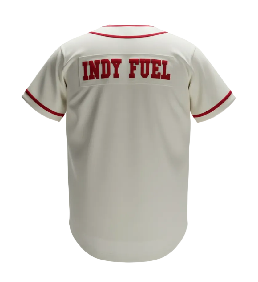 Fuel White Hunter Baseball Jersey