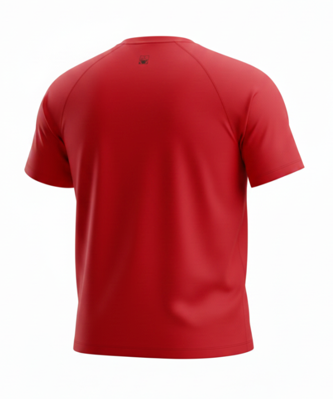 Bison Red Tech Tee