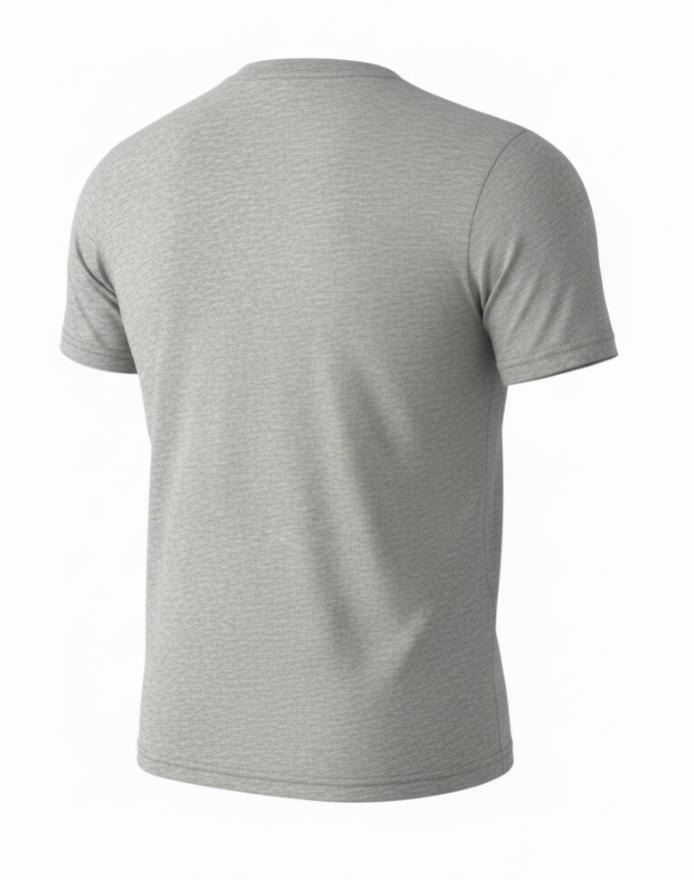 Bison Half Ice Grey Tee
