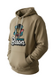 Bison Logo Tan Hooded Long Sleeve