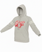Bison Womens Oxford Grey Hoodie