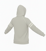 Bison Womens Oxford Grey Hoodie