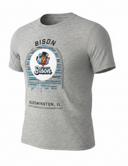 Bison Half Ice Grey Tee