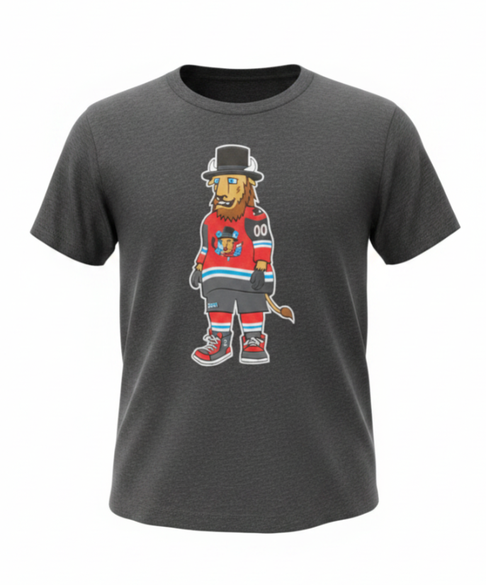 Bison Youth Mascot Black Tee