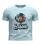 Bison Senior Mascot Blue Tee