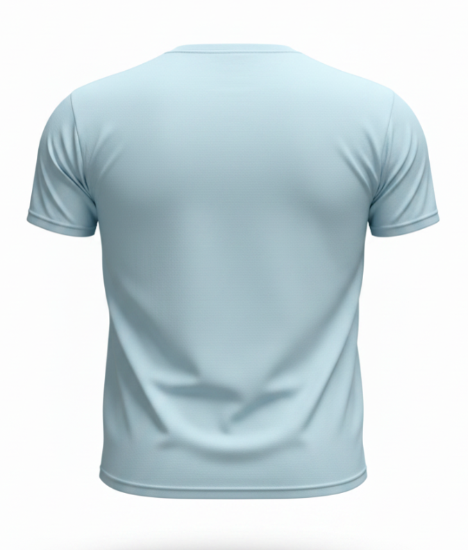Bison Senior Mascot Blue Tee