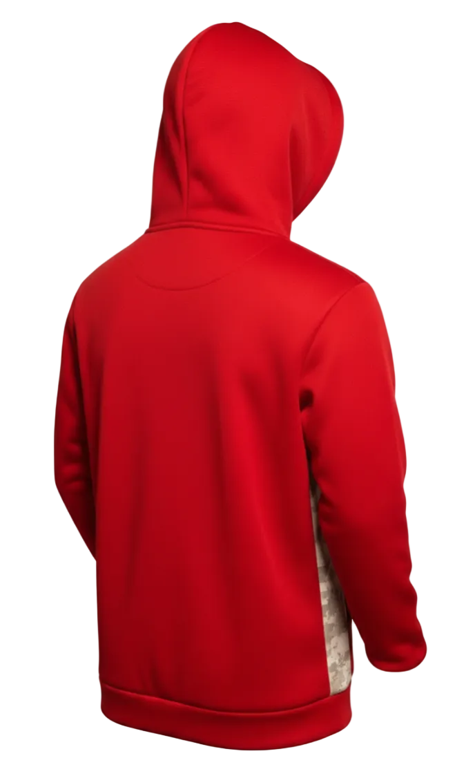 Bison Youth OHT MOS Red Hoodie
