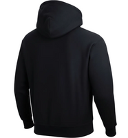 Bison Reverse Weave Black Hoodie