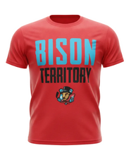 Bison Territory Red Tee