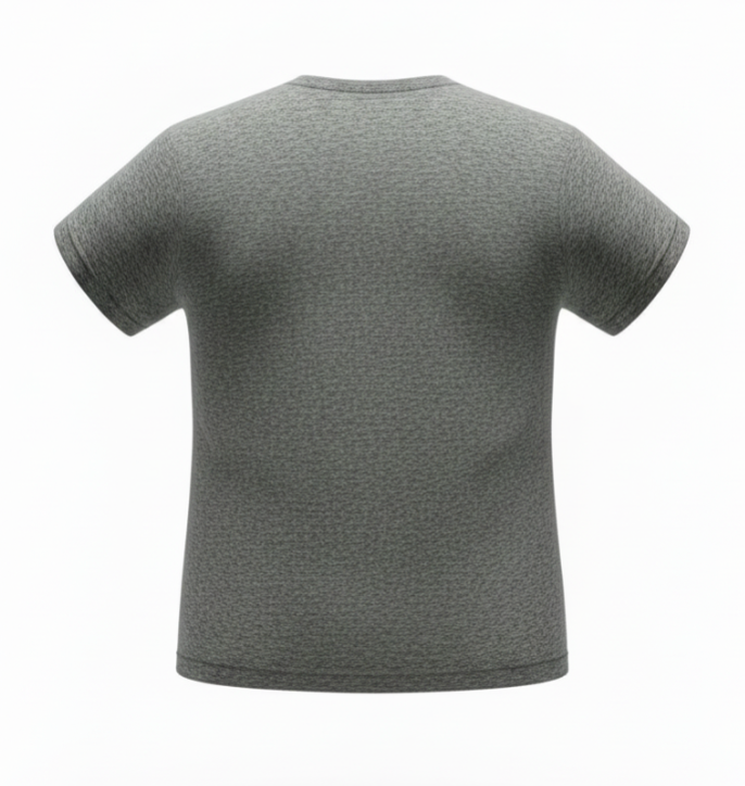 Bison Snow Grey Tee