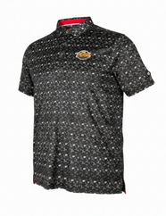 Fuel Hockey Print Black Polo