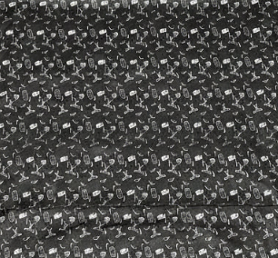 Fuel Hockey Print Black Polo