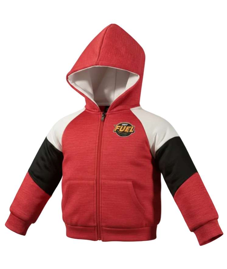 Fuel Toddler Spirit Red Full Zip Hood