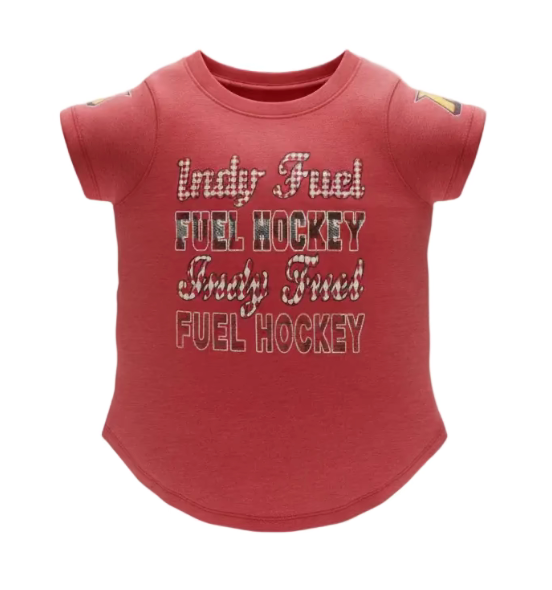 Fuel Girl's Flame Princess Red Tee