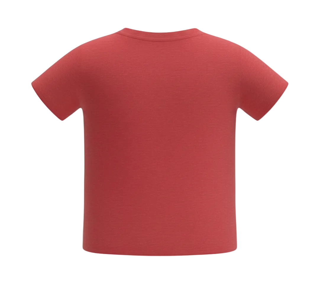 Bison Youth Abe Player Red Tee