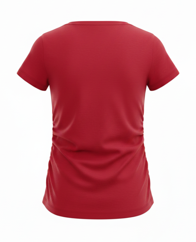 Fuel Youth Girl's Bree Red Tee