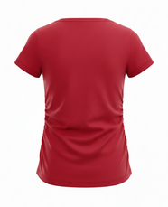 Fuel Youth Girl's Bree Red Tee