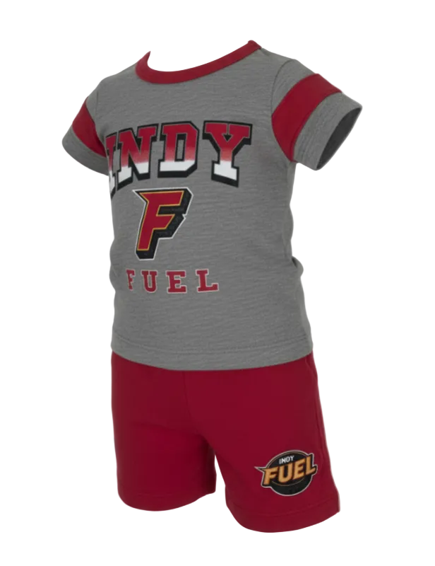 Fuel Infant Grey Red Short Set